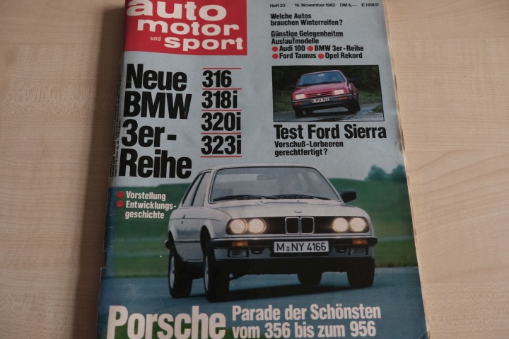 Deckblatt Auto Motor und Sport (23/1982)